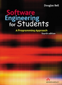Software Engineering for Students, 4th edition