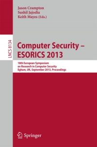 Computer Security - ESORICS 2013