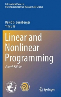 Linear and Nonlinear Programming, 4th Edition