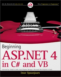 Beginning ASP.NET 4 in C# and VB