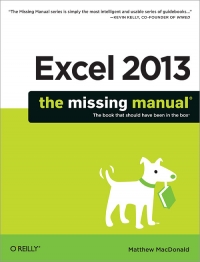 Excel 2013: The Missing Manual