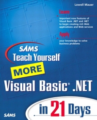 Sams Teach Yourself More Visual Basic .NET in 21 Days