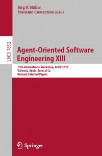 Agent-Oriented Software Engineering XIII