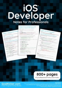 iOS Developer Notes for Professionals