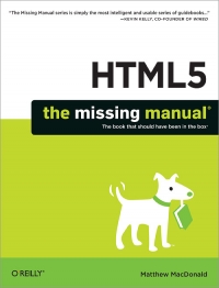 HTML5: The Missing Manual