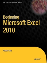 Beginning Microsoft Excel 2010