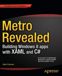 Metro Revealed: Building Windows 8 apps with XAML and C#