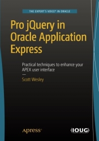 Pro jQuery in Oracle Application Express