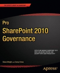 Pro SharePoint 2010 Governance