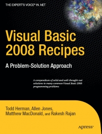 Visual Basic 2008 Recipes